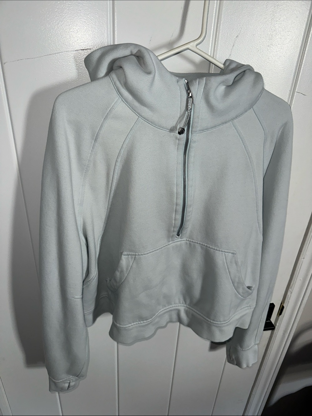 Lululemon Scuba Cropped Oversized Half Zip Hoodie